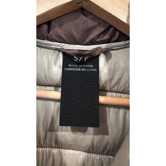 Noize brown Lightweight Long Puffer Coat size S NWOT - Picture 5 of 10